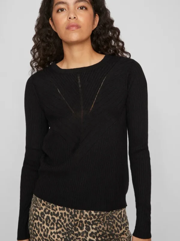 Vila Jumpers & Cardigans | Co-Ords<Olina O-Neck Knit Top ( Beauty)