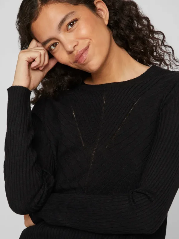 Vila Jumpers & Cardigans | Co-Ords<Olina O-Neck Knit Top ( Beauty)