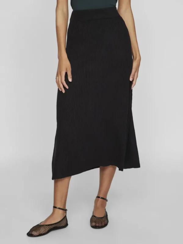 Vila Co-Ords<Olina Rib Knit Midi Skirt ( Beauty)