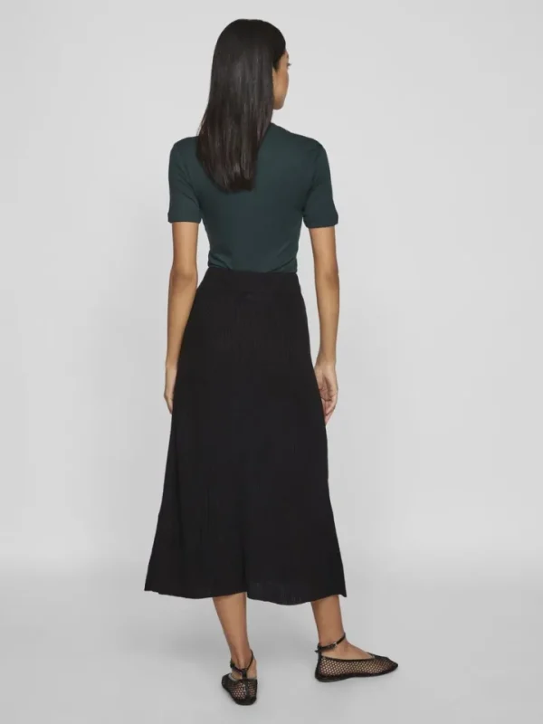 Vila Co-Ords<Olina Rib Knit Midi Skirt ( Beauty)
