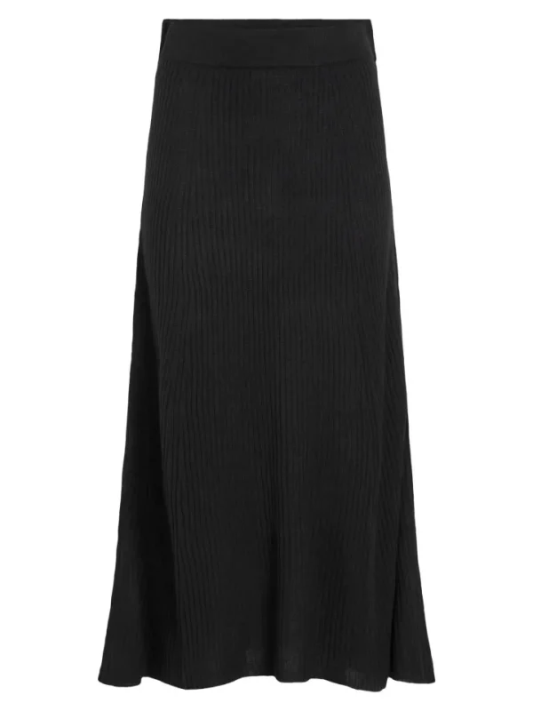 Vila Co-Ords<Olina Rib Knit Midi Skirt ( Beauty)