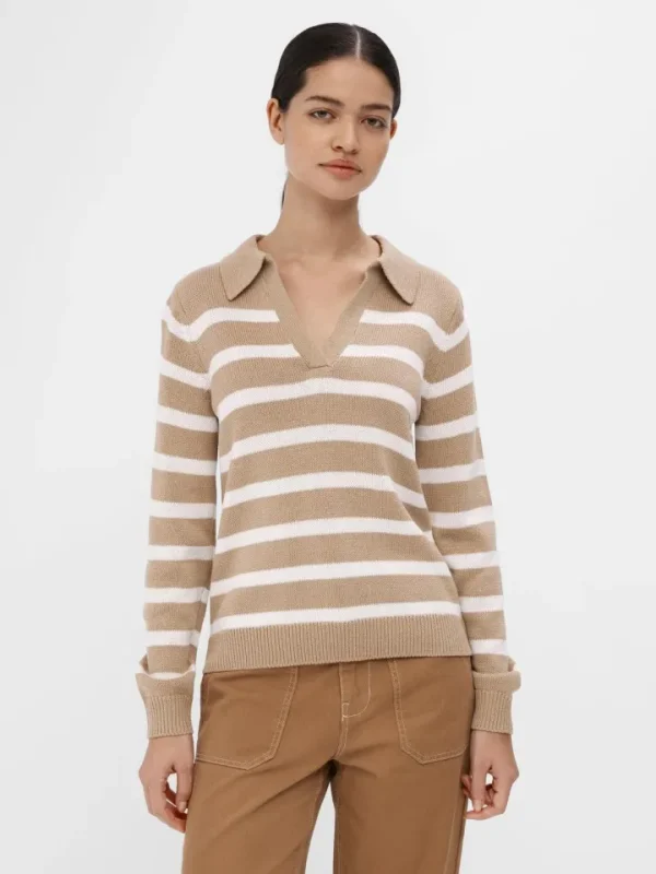 Object Jumpers & Cardigans<OLIVA JUMPER (HUMUS/CLOUD DANCER)
