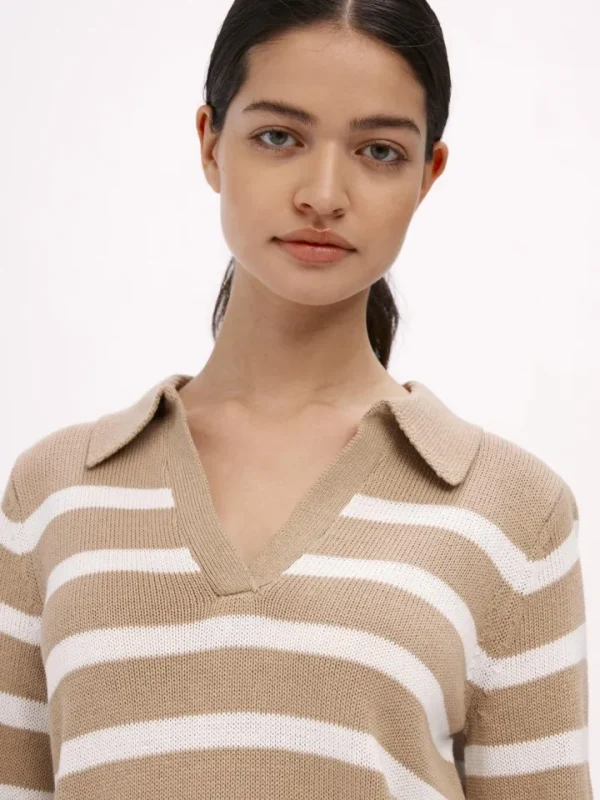 Object Jumpers & Cardigans<OLIVA JUMPER (HUMUS/CLOUD DANCER)