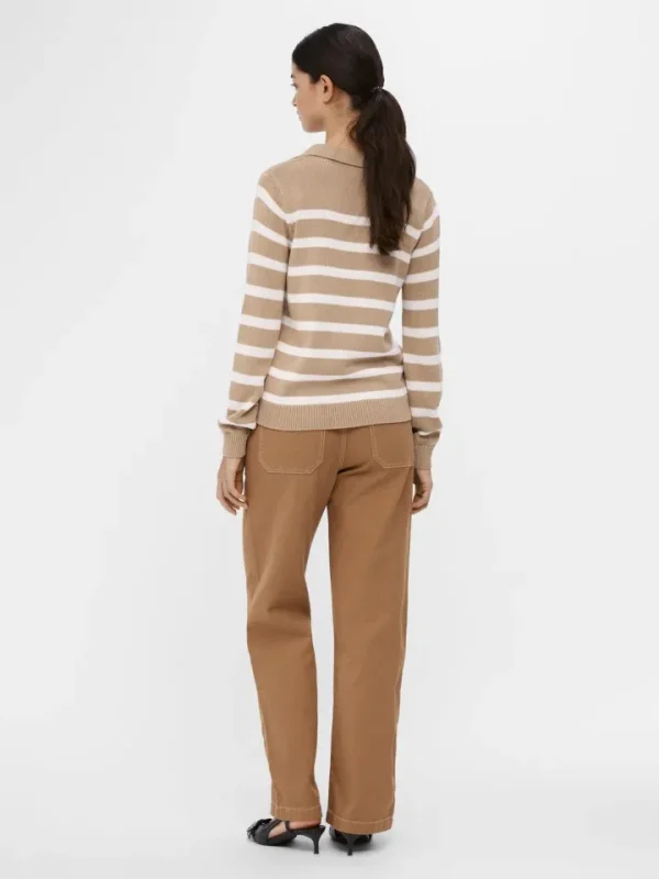 Object Jumpers & Cardigans<OLIVA JUMPER (HUMUS/CLOUD DANCER)