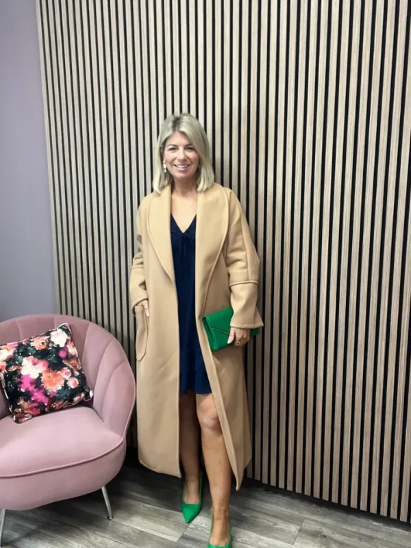 Wsl 3 Coats<OLIVIA BELTED COAT (CAMEL)