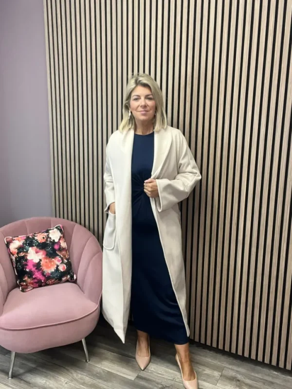 Wsl 3 Coats<OLIVIA BELTED COAT (CREAM)