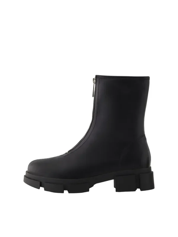 Pieces Boots<Oranda Zipper Boot (Black)