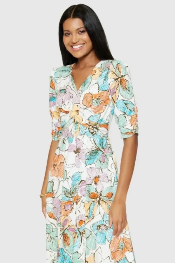 Closet Occasionwear | Dresses<Orla Floral Midi Dress