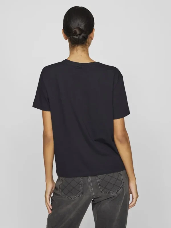 Vila T-Shirts<Orla T-Shirt (Black Beauty)