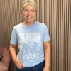 Ichi T-Shirts<OSSI T-SHIRT (DELLA ROBIA BLUE)