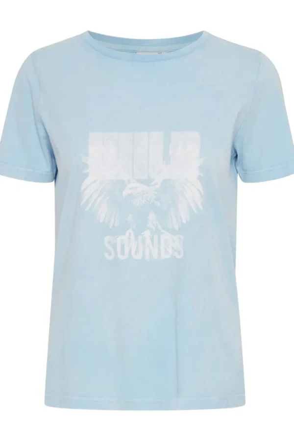 Ichi T-Shirts<OSSI T-SHIRT (DELLA ROBIA BLUE)