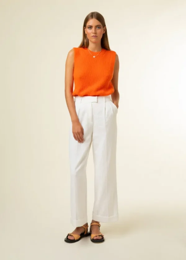 Frnch Pants<Palmer Trouser (White)