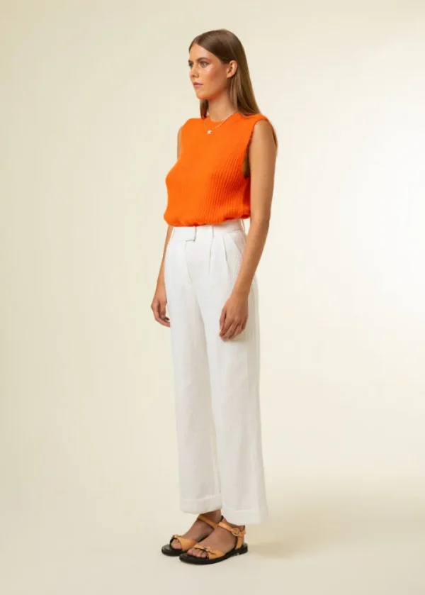 Frnch Pants<Palmer Trouser (White)