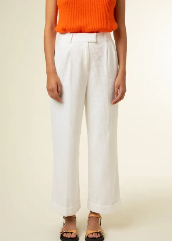 Frnch Pants<Palmer Trouser (White)