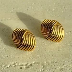 Folie A Trois Jewellery<Parisienne Earrings (Gold)