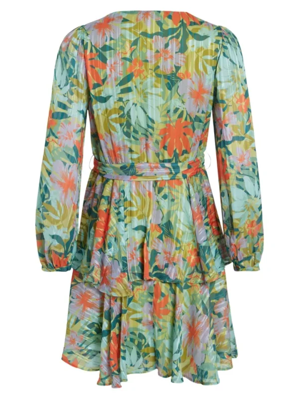 Vila Occasionwear<Parri Mini Dress (Jade Lime Tropical)