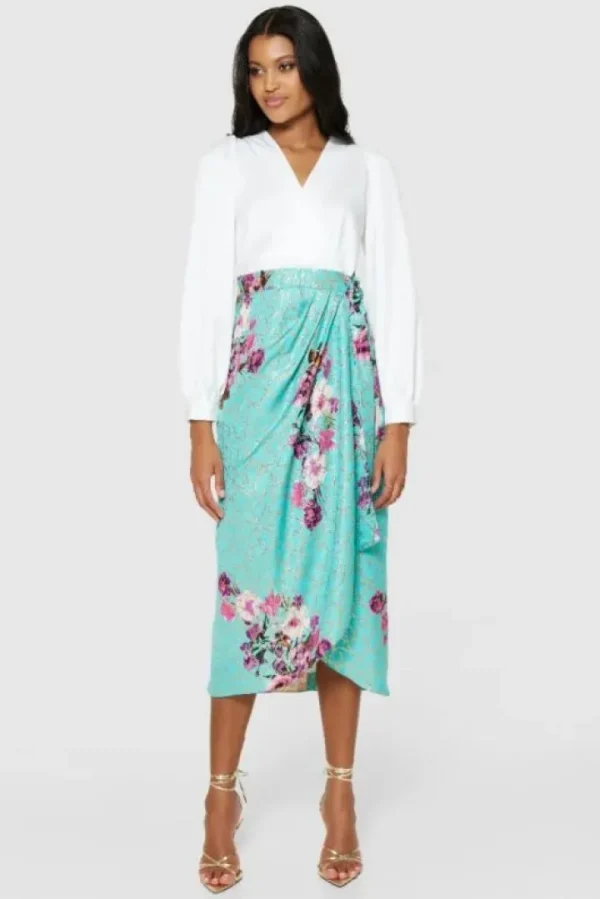 Closet Occasionwear | Dresses<Paula Pencil Wrap Midi Dress