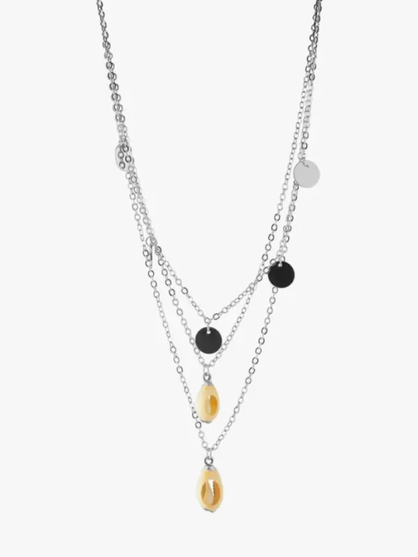 Pieces Jewellery<Pcvigola Combi Necklace (Silver)