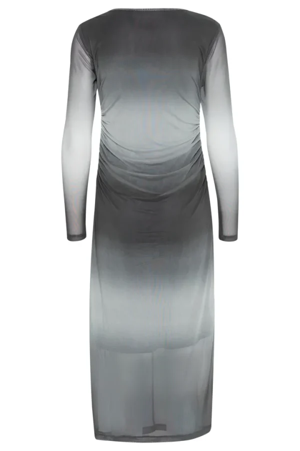 Ichi Dresses<Penelope Midi Dress (Black Fading)