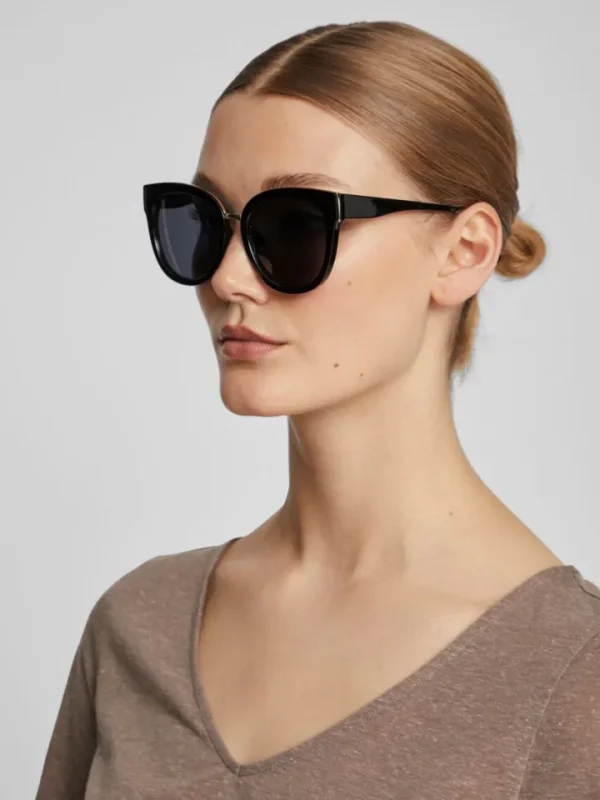 Vila Sunglasses<PENTEA CAT EYE SUNGLASSES (BLACK)