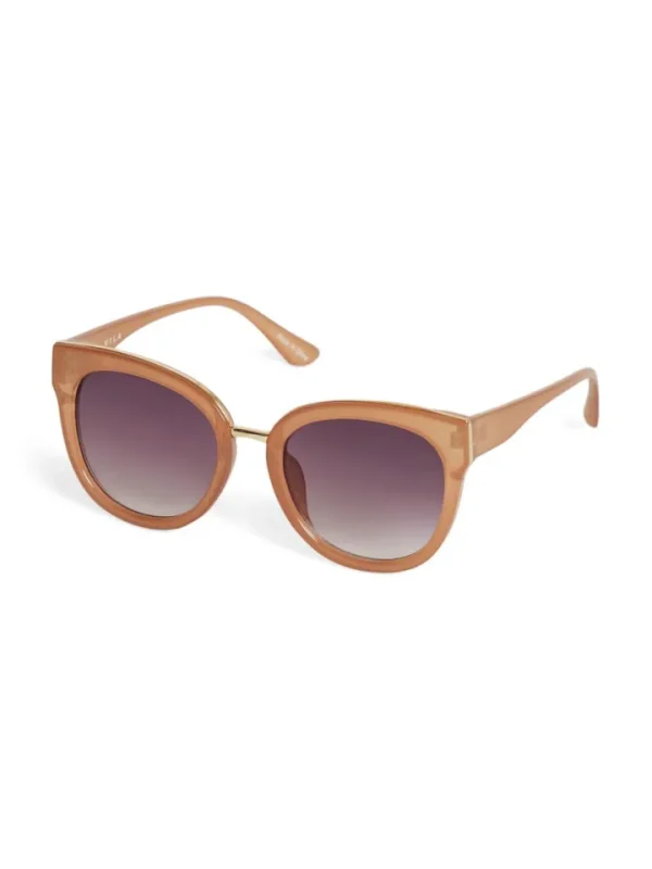 Vila Sunglasses<PENTEA CAT EYE SUNGLASSES (BURLWOOD)