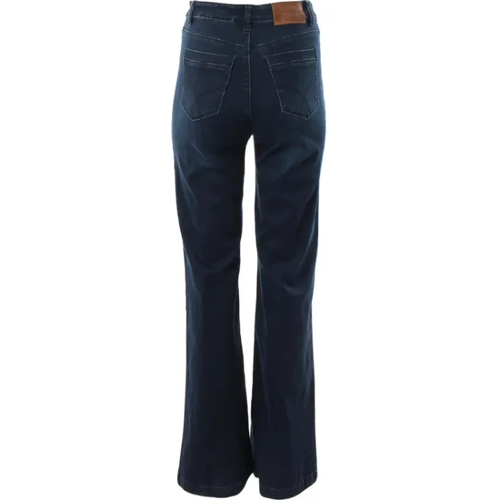 percy_wide_leg_jeans_shor_3.webp Rant & Rave Jeans<Percy Wide Leg Jeans Short Leg (Deep Indigo)
