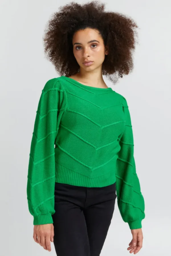 Ichi Jumpers & Cardigans<Pilar Jumper (Kelly Green)