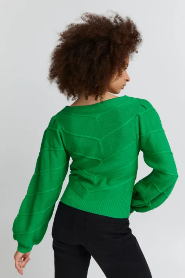 Ichi Jumpers & Cardigans<Pilar Jumper (Kelly Green)