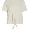 Vila T-Shirts<Pippa Knot T-Shirt (Eggnog)