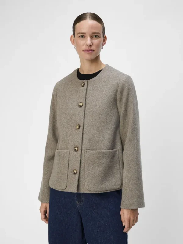 Object Jackets<Pisa Wool Jacket (Desert /Melange)