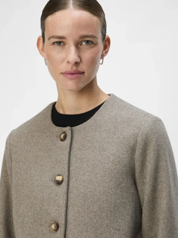 Object Jackets<Pisa Wool Jacket (Desert /Melange)