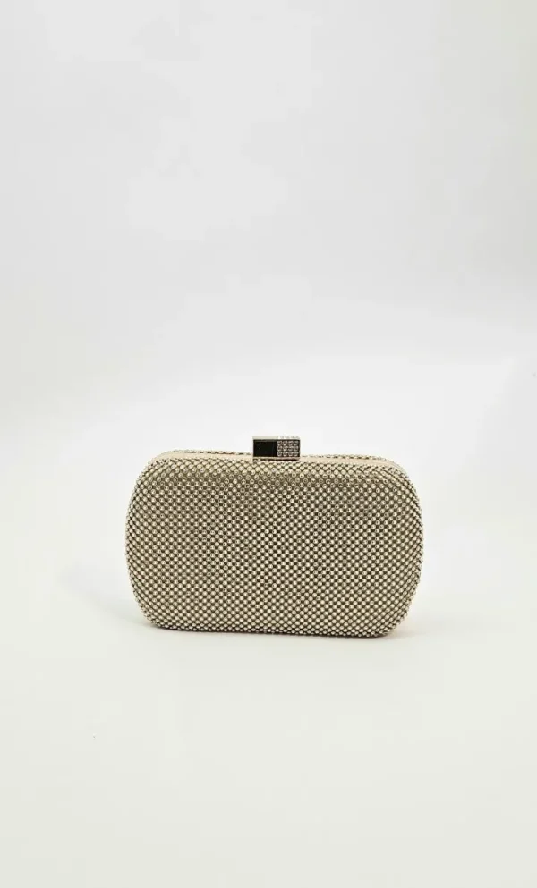 Wsl 8 Bags & Purses<POLLY DIAMANTE CLUTCH (GOLD)