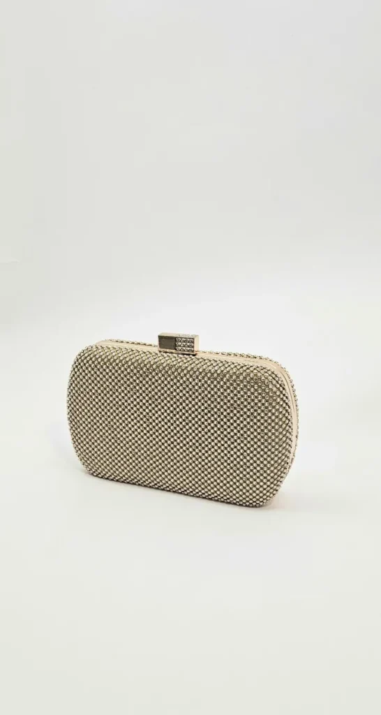 Wsl 8 Bags & Purses<POLLY DIAMANTE CLUTCH (GOLD)