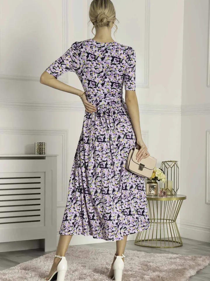 quinna_wrap_front_maxi_dr_4.webp Jolie Moi Occasionwear<QUINNA WRAP FRONT MAXI DRESS (NAVY FLORAL)