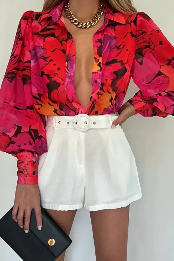 Starla Shirts & Blouses<Rachel Shirt (Pink Floral)