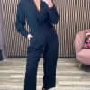 Ichi Jumpsuits<RAMLA JUMPSUIT (BLACK)