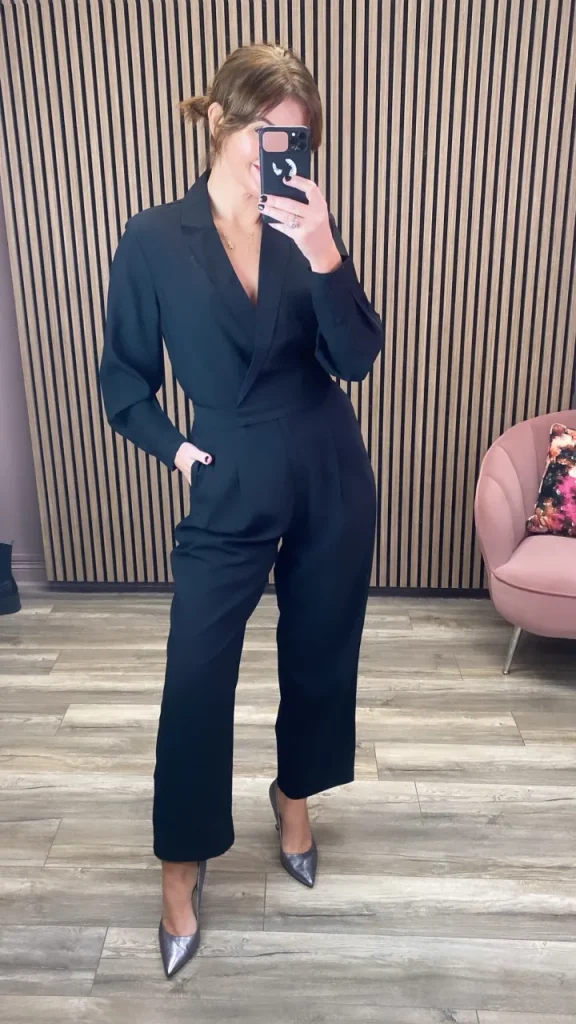 Ichi Jumpsuits<RAMLA JUMPSUIT (BLACK)