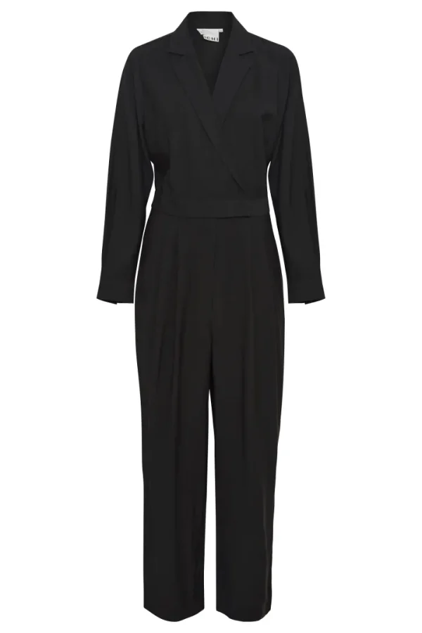 Ichi Jumpsuits<RAMLA JUMPSUIT (BLACK)