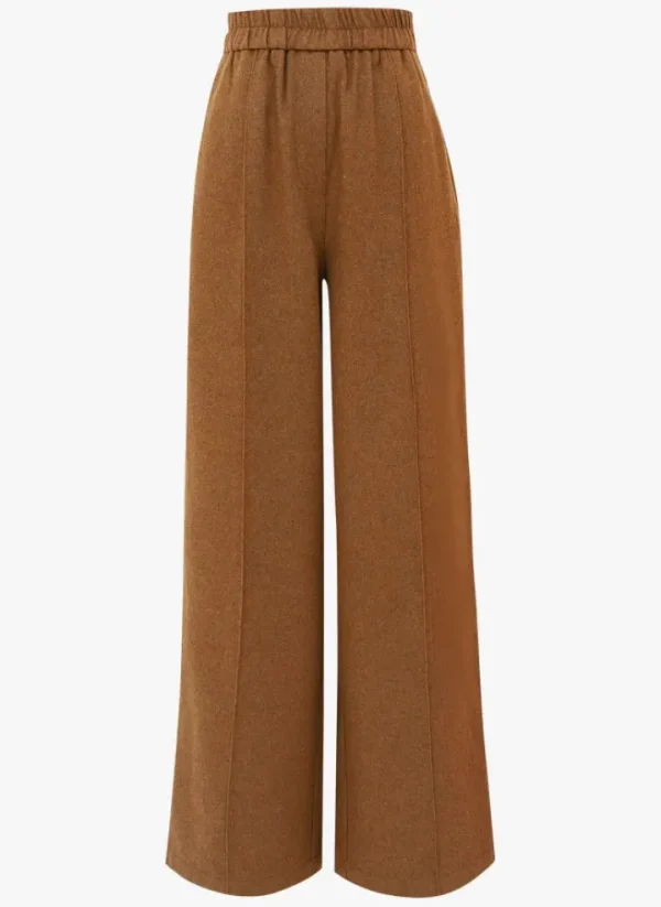 Frnch Pants<Rani Wide Leg Trousers (Brown)