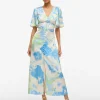 Vila Occasionwear | Dresses<Ravenna V-Neck Ankle Dress (/Kuo)