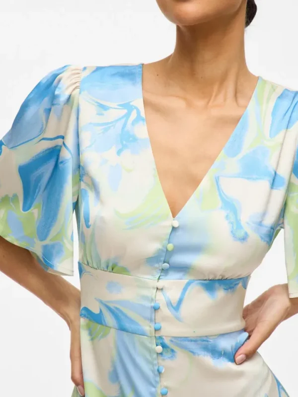 Vila Occasionwear | Dresses<Ravenna V-Neck Ankle Dress (/Kuo)