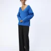Object Jumpers & Cardigans<Rayna V-Neck Jumper (Lapis )