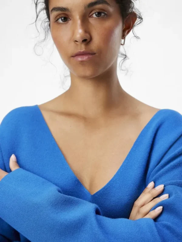 Object Jumpers & Cardigans<Rayna V-Neck Jumper (Lapis )