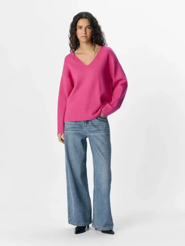 Object Jumpers & Cardigans<Rayna V-Neck Jumper ( Sorbet)