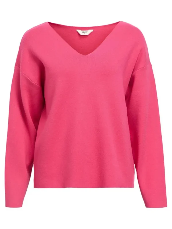 Object Jumpers & Cardigans<Rayna V-Neck Jumper ( Sorbet)