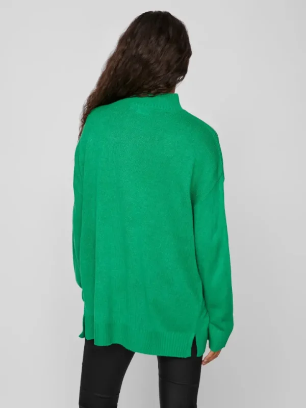 Vila Jumpers & Cardigans<REGGIE OVERSIZED JUMPER (BRIGHT GREEN)