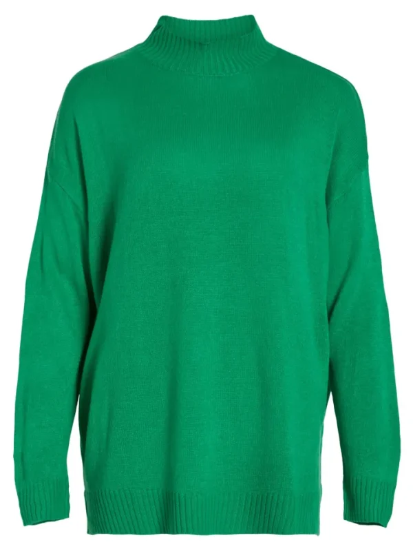 Vila Jumpers & Cardigans<REGGIE OVERSIZED JUMPER (BRIGHT GREEN)