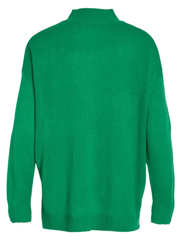 Vila Jumpers & Cardigans<REGGIE OVERSIZED JUMPER (BRIGHT GREEN)