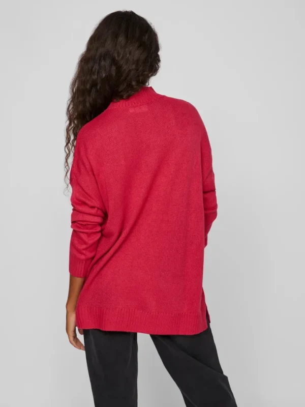 Vila Jumpers & Cardigans<REGGIE OVERSIZED JUMPER (LOVE POTION)