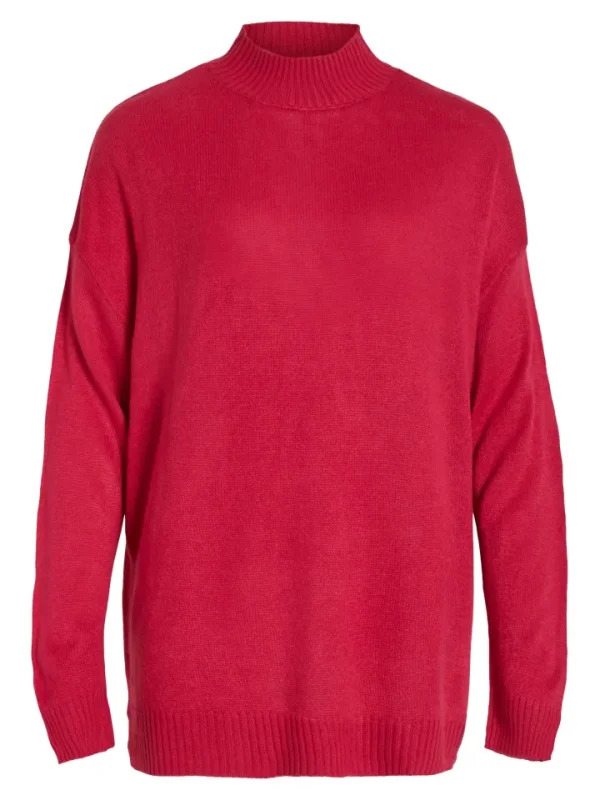 Vila Jumpers & Cardigans<REGGIE OVERSIZED JUMPER (LOVE POTION)